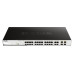 D-Link 24-Port Gigabit PoE Smart Managed Switch with 4 x Combo 1000BaseT/Mini-GBIC SFP ports
