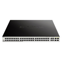 D-Link 52-Port PoE Gigabit Smart Managed Switch including 4 x 100/1000Mbps Combo Ports