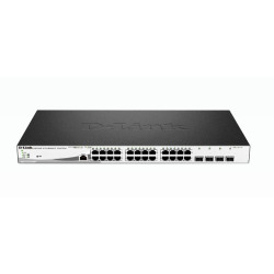 D-Link 28-Port Gigabit PoE+ Smart Managed Switch including 4 x 100/1000Mbps Combo Ports