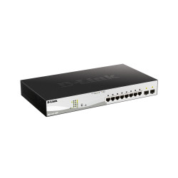 D-Link 10-Port Gigabit PoE+ Smart Managed Switch including 2 SFP Ports