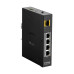 D-Link 5-Port Unmanaged Switch with 4 x 10/100/1000BaseT(X) ports (4 PoE) & 1 x 100/1000BaseSFP