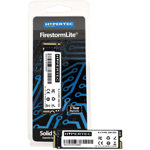 Hypertec FirestormLite 512GB M.2 2280 PCIe Gen3x4 NVMe SSD; 1929MB/s read 1500MB/s write