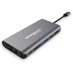 Hypertec ProDock Extreme - Universal USB-C to 4K HDMI, 4K DisplayPort Dual Screen