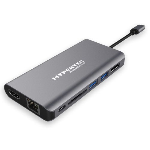 Hypertec ProDock Extreme - Universal USB-C to 4K HDMI, 4K DisplayPort Dual Screen