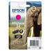 Epson Elephant Singlepack Magenta 24 Claria Photo HD Ink