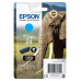 Epson Elephant Singlepack Cyan 24 Claria Photo HD Ink