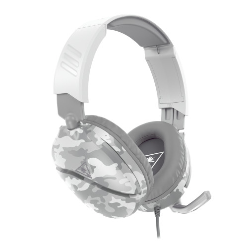 Turtle Beach Recon 70 Camo White Wired Multiplatform Gaming Headset for PS5, PS4, Xbox Series X or S, Xbox One and Mobile with 3.5mm Wired Connection, Flip-to-Mute Mic, 40mm Speakers