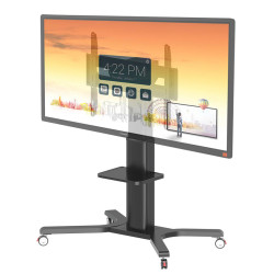 Peerless PR598-M monitor mount / stand 2.49 m (98") Floor Black