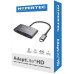 Hypertec AdaptLite VGA Wired USB 3.2 Gen 1 (3.1 Gen 1) Type-C Anthracite, Silver