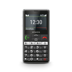 Emporia emporiaPURE-LTE 5.87 cm (2.31") 107 g Black Senior phone