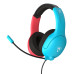 Turtle Beach Airlite Fit Neon Blue and Red Wired Gaming Headset with Flip-to-Mute Mic, Over-Ear Premium Comfort and 40mm Speakers. Officially Licensed for Nintendo Switch