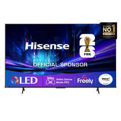 Hisense 55" E78QTUK PRO 144Hz QLED Smart AI TV with Freely