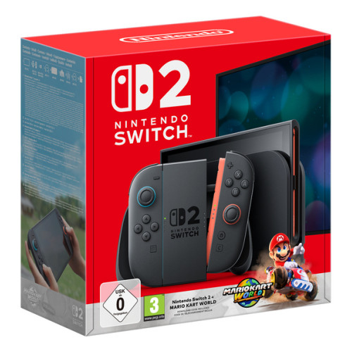 Nintendo Switch 2 Mario Kart World Bundle + Street Fighter 6: Year 1-2 Fighters Edition portable game console 20.1 cm (7.9