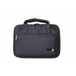 Techair TAE4802 Meet the ultimate 11-12” Chromebook case – it's like a work-in style superhero! Fasten it with secure screen clips, protect with EVA panels, and ID it easily. Your Chromebook's new best friend!