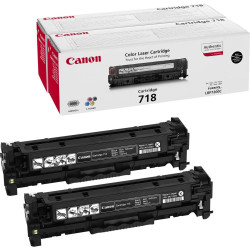 Toner Black Twin Pack 718BK