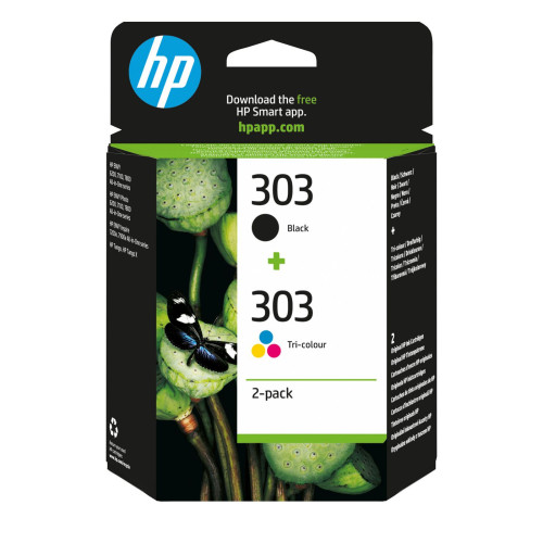 303 2-pack Black/Tri-color