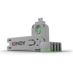 USB Port Blocker  Pack 4 Green