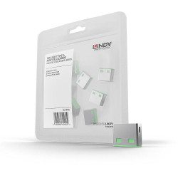 USB Port Blocker Green 10pcs