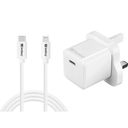 USB-C AC 20W Charger UK +