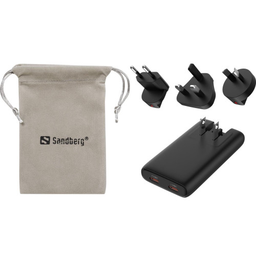 4in1 TravelCharger 65W Black