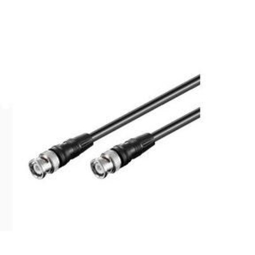 BNC cable, RG59, 1m, black