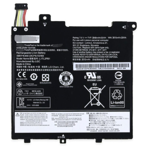 30Wh 2-cell lithium-ion