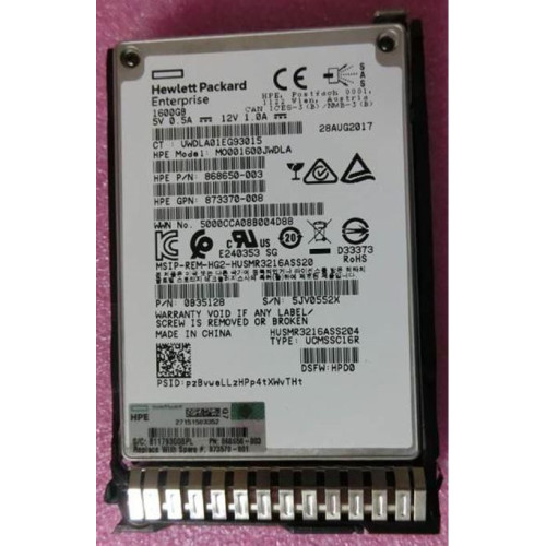 1.6TB SAS 12G SFF SC DS MU SSD