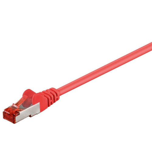 F/UTP CAT6 0.25m Red PVC
