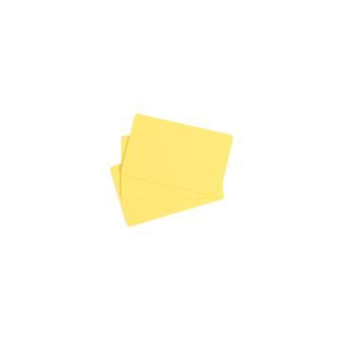 500 pcs CR80 Cards Yellow