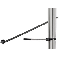 Cable tie 100pcs Black 203mm