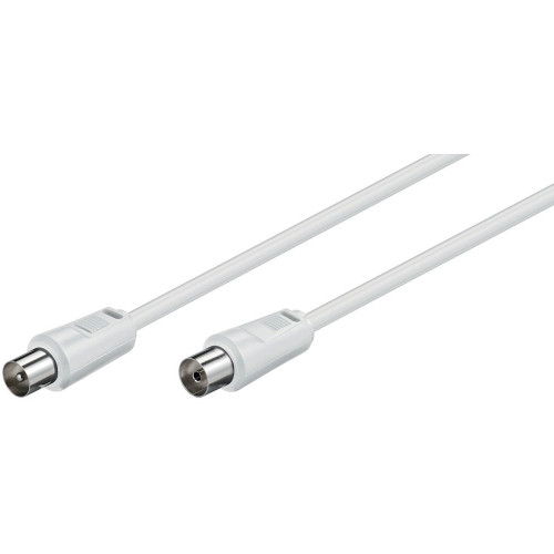 Coax M-F 1.5m White 75 Ohm