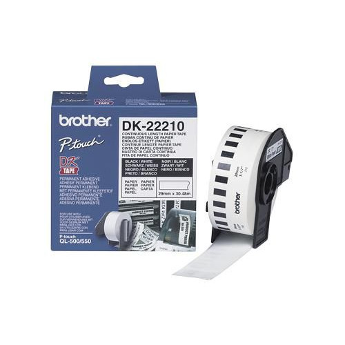 DK22210 CONTINUOUS PAPER TAPE
