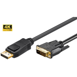DisplayPort to DVI-D Cable 1m