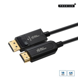 Premium Optic DP - HDMI Cable
