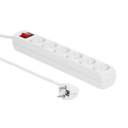 6-way Schuko Power Strip 5M