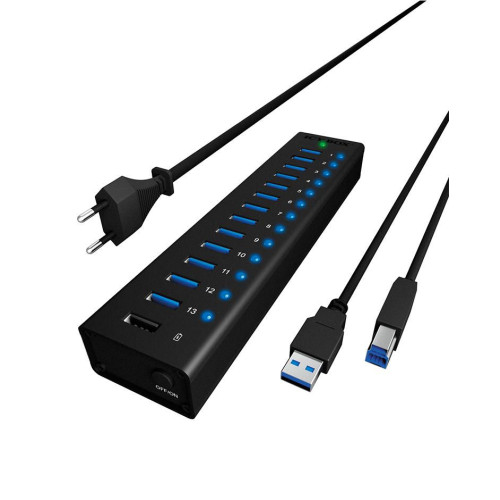 13Port USB 3.0 Hub w/ Charge