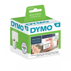 Dymo 99015 54mm x 70mm Large Multipurpose Labels Black On White
