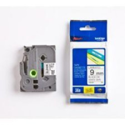 Brother TZE221 Black on White 8M x 9mm Gloss Tape