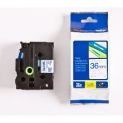 Brother TZE263 Blue on White 8M x 36mm Gloss Tape