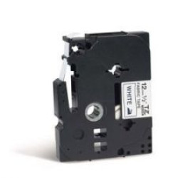 Brother TZEFA3 Blue on White 3M x 12mm Fabric machine washable Tape