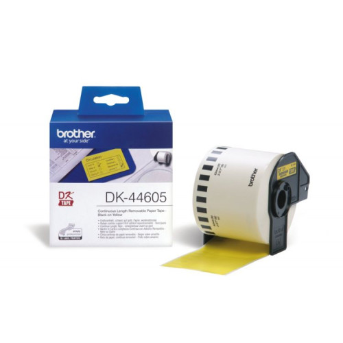 Brother DK44605 Removable Yellow Paper
