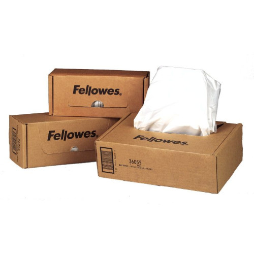 Fellowes 36055 165 Litre Shredder Bags 50pk