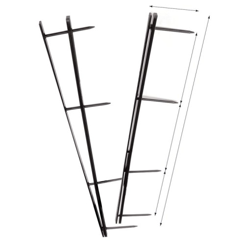 GBC 9741635 Black A4 Velobind Strips