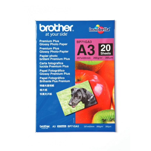 Brother BP71G A3 Glossy Paper (20 Sheets)