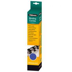 Fellowes 53309 10mm Blue Comb 25pk