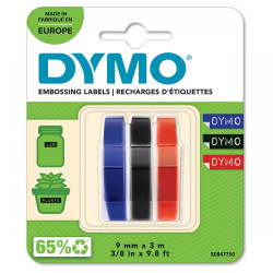 Dymo S0847750 Embossing Tapes Pack of 3