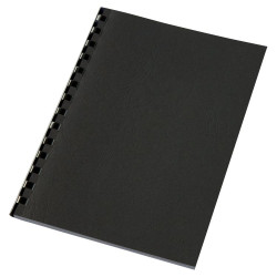 GBC 4400017 Black Leathergrain Binding Covers