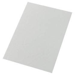 GBC 4400015 White Leathergrain Binding Covers