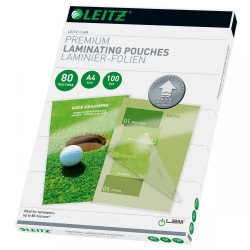 Leitz 74780000 A4 UDT iLAM 2 x 80 Micron Pouch 100Pk