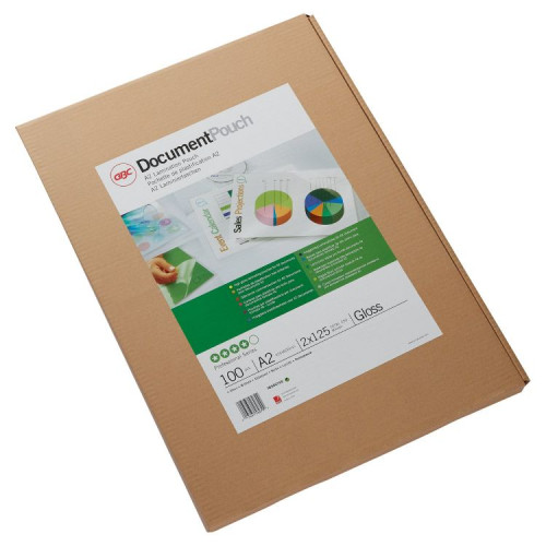 GBC IB589799 A2 125 Micron Laminating Pouches 100pk